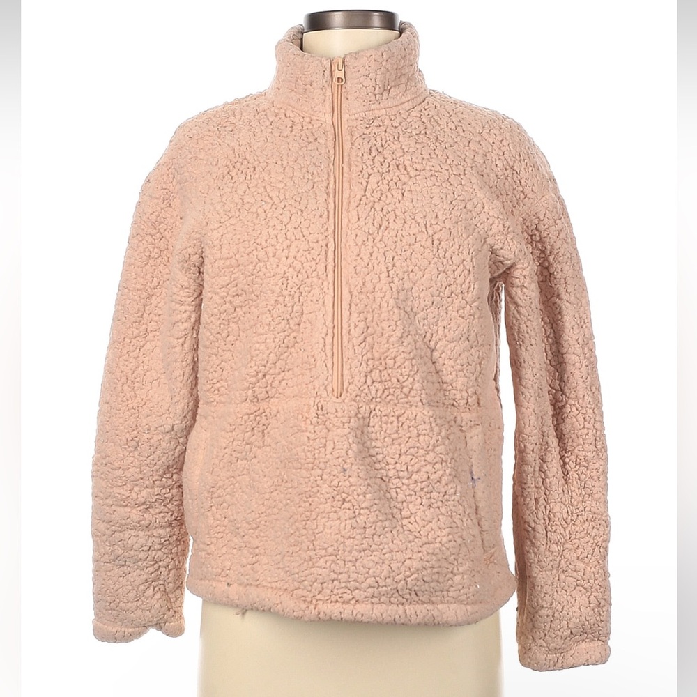 Soma Pink Plush Puffer Coat with Oversized Fit
